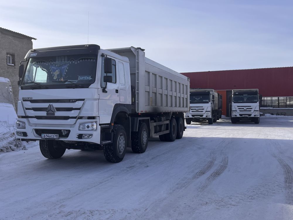 Щебень песок тонар с прицепом перевозка зерна