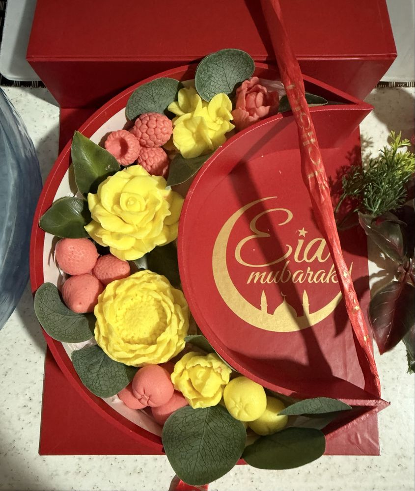 Цветочки из мыла, отличный подарок