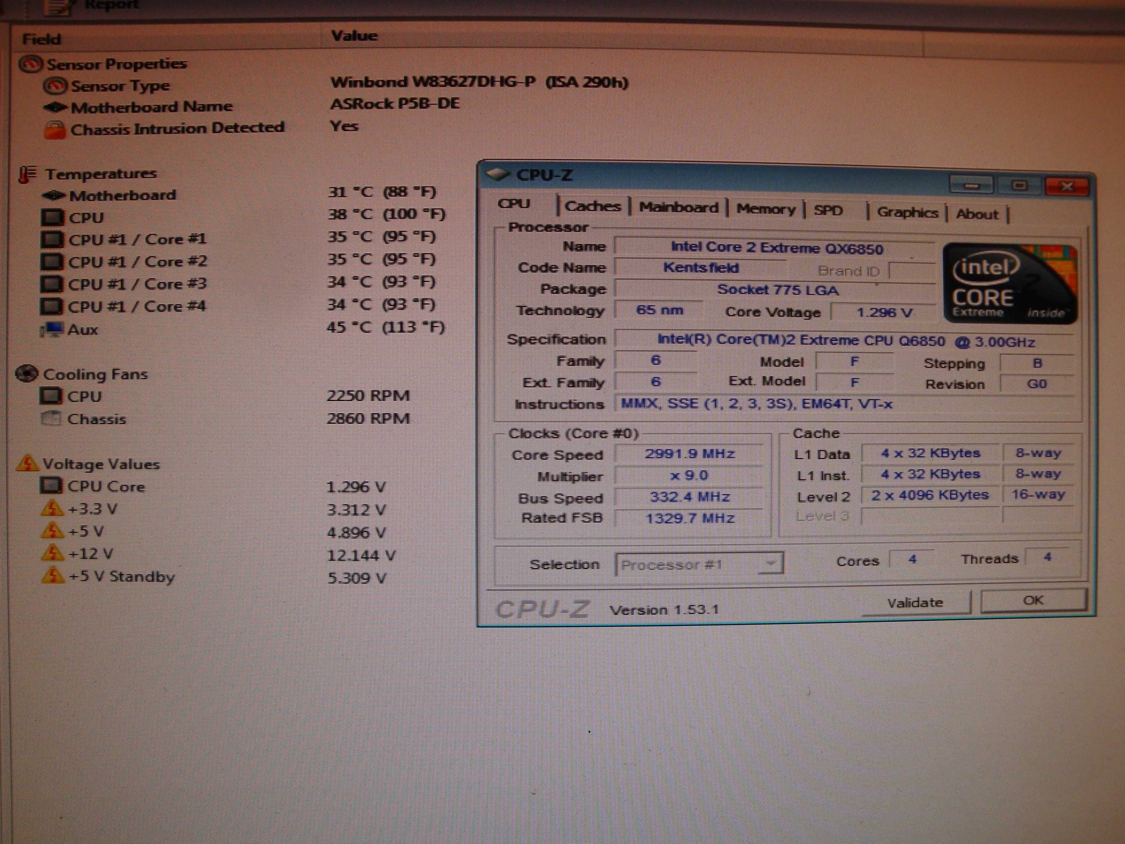 Procesor intel core 2 Quad Core 2 Extreme QX6850 3Ghz LGA 775 Colectie