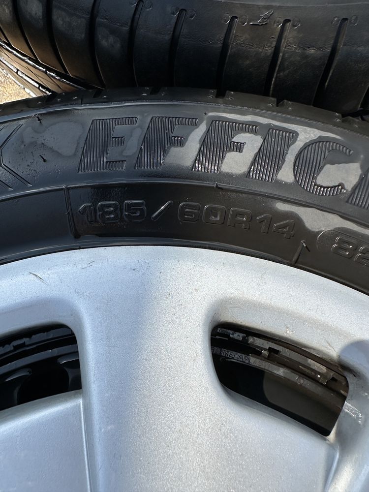 4 броя джанти Peugeot Citroen 4x108 14 цола с гуми GoodYear 185/60/14