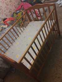 Кроватка деревянная детская MamaLove