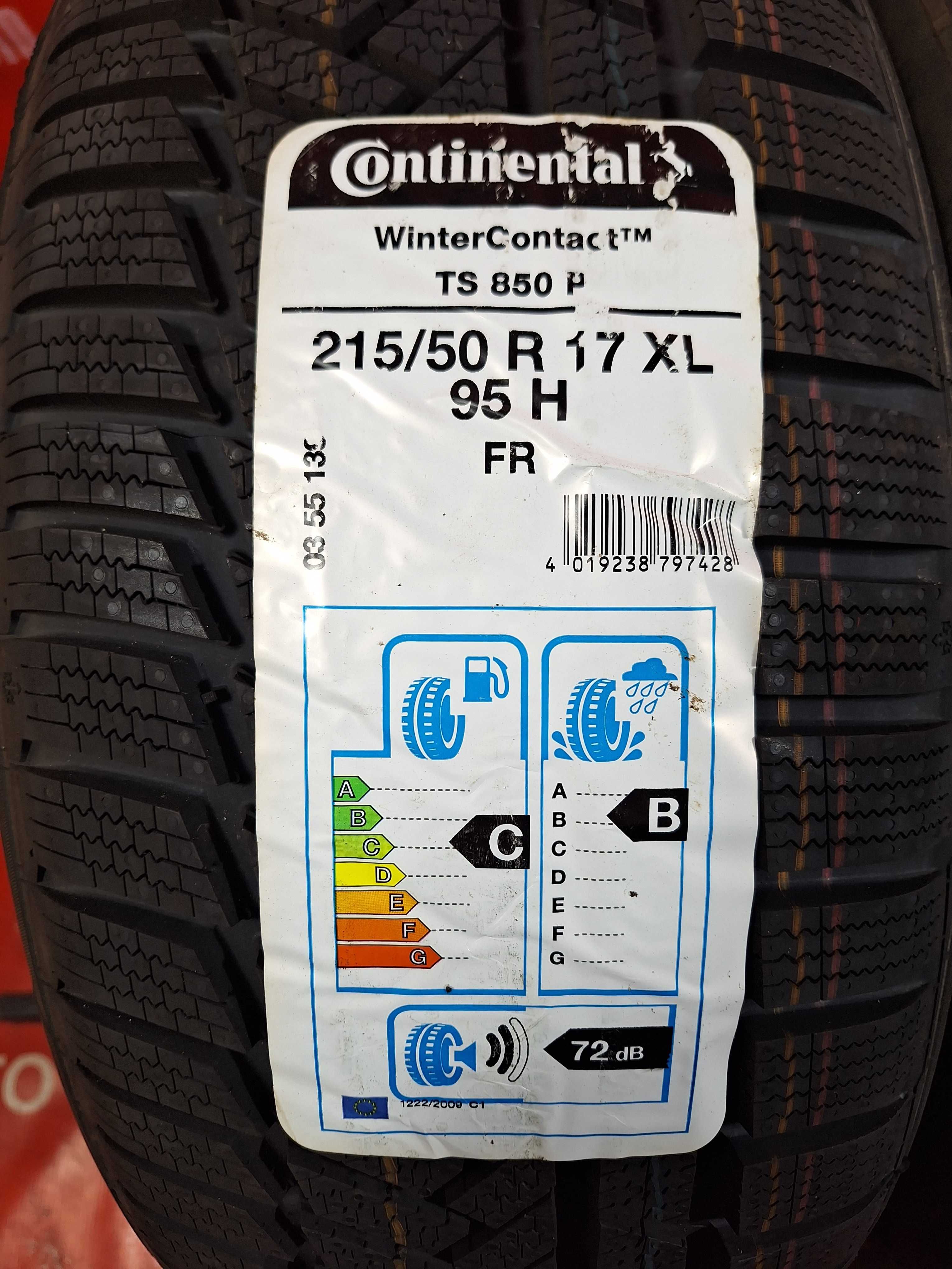 Anvelope de IARNA - 215/50/17 - Continental TS850P - NOI - DOT 2019 !