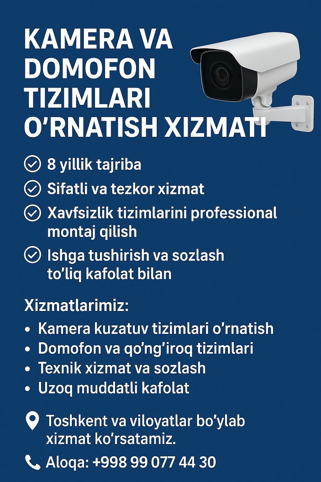 Kamera ustanofka