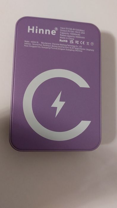 Baterie externa wireless charging 15w Iphone sau Samsung