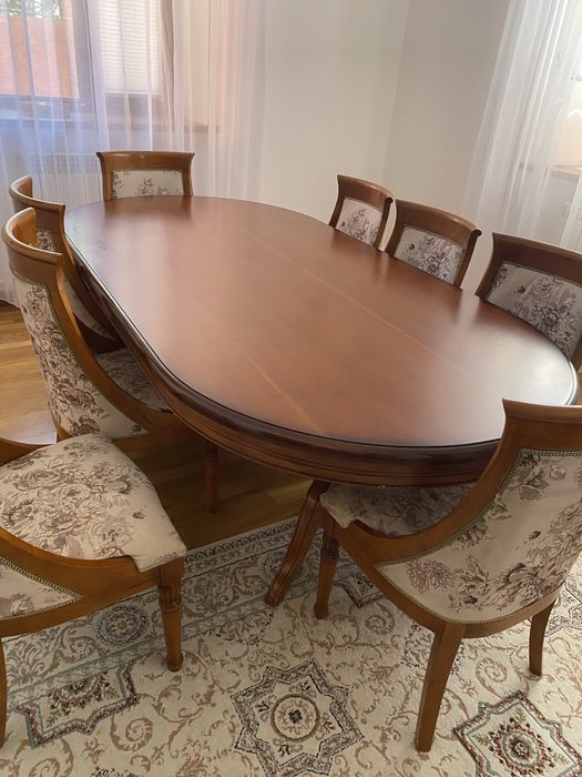 Стол 3 м  с 10 стульями