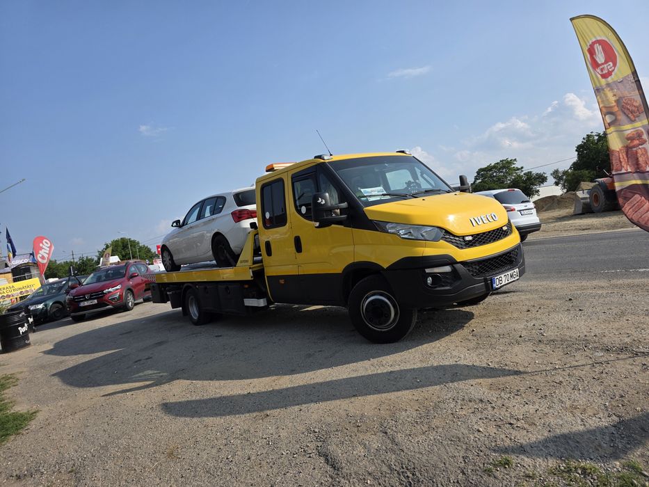Tractari auto Titu Lunguletu Platforma auto Transport utilaje agricole