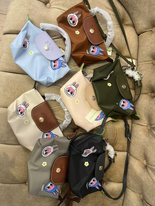 Сумки longchamp labubu новые