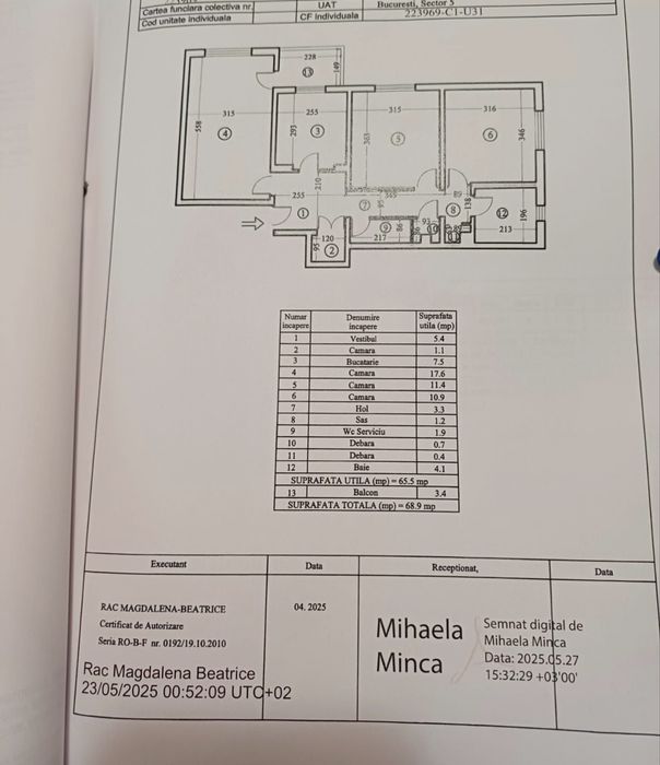 Proprietar,ap.3 camere,sector 5,Margeanului