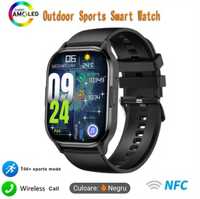 Ceas smartwatch  NFC Smartwatch Black