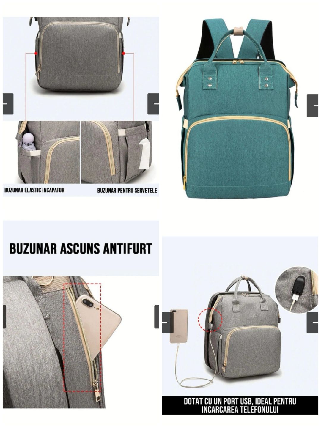 Rucsac extensibil multifunctional