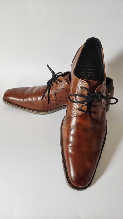 Bugatti мъжки обувки естествена кожа н.44