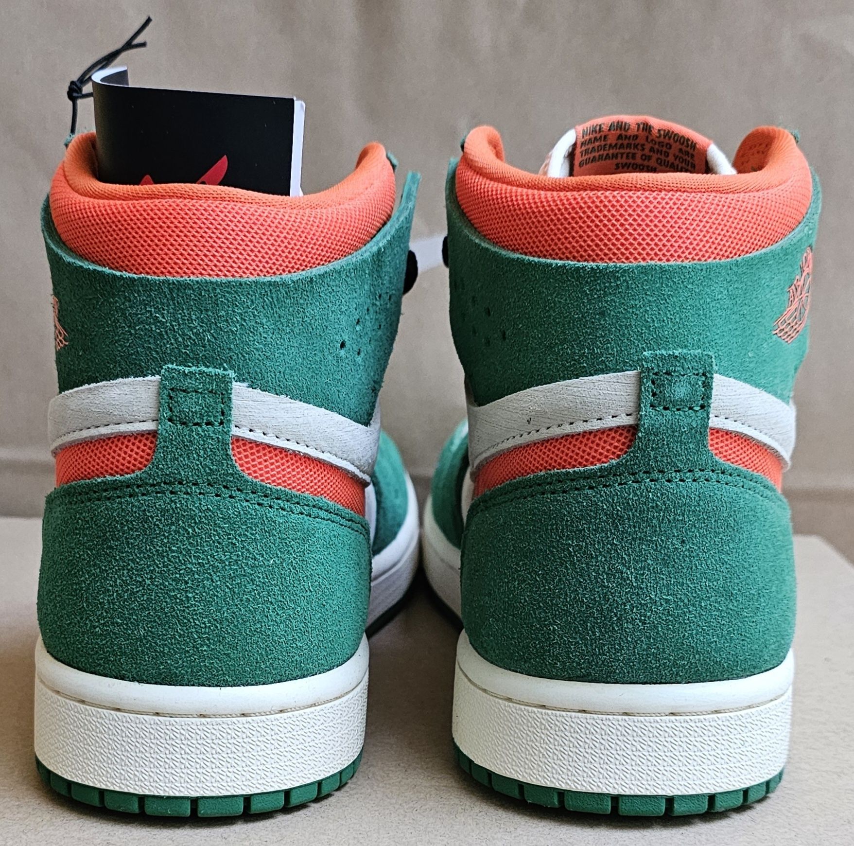 Nike Air Jordan 1 High Zoom CMFT 2 'Pine Green Orange Blaze'