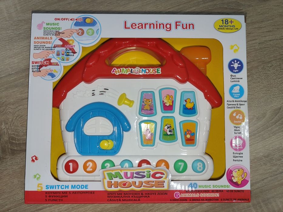 Jucarie Muzicala Interactiva cu Sunete si Lumini