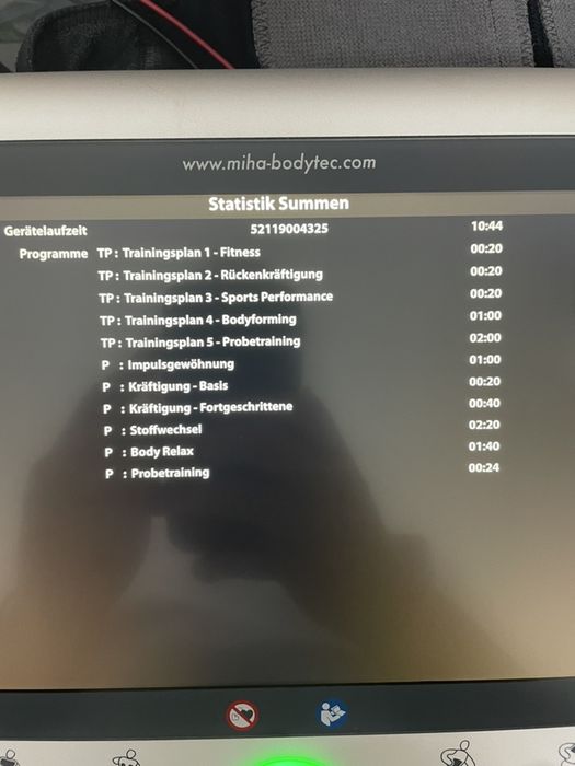 Aparat EMS miha bodytec 2 Nou!