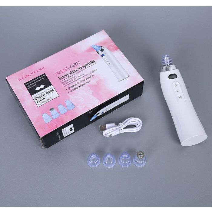 Уред за почистване на пори и черни точки с вакуум, 4 приставки