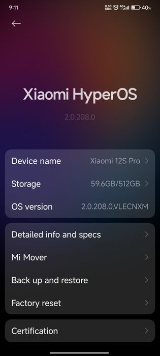 Xiaomi 12s pro, mi 12s pro