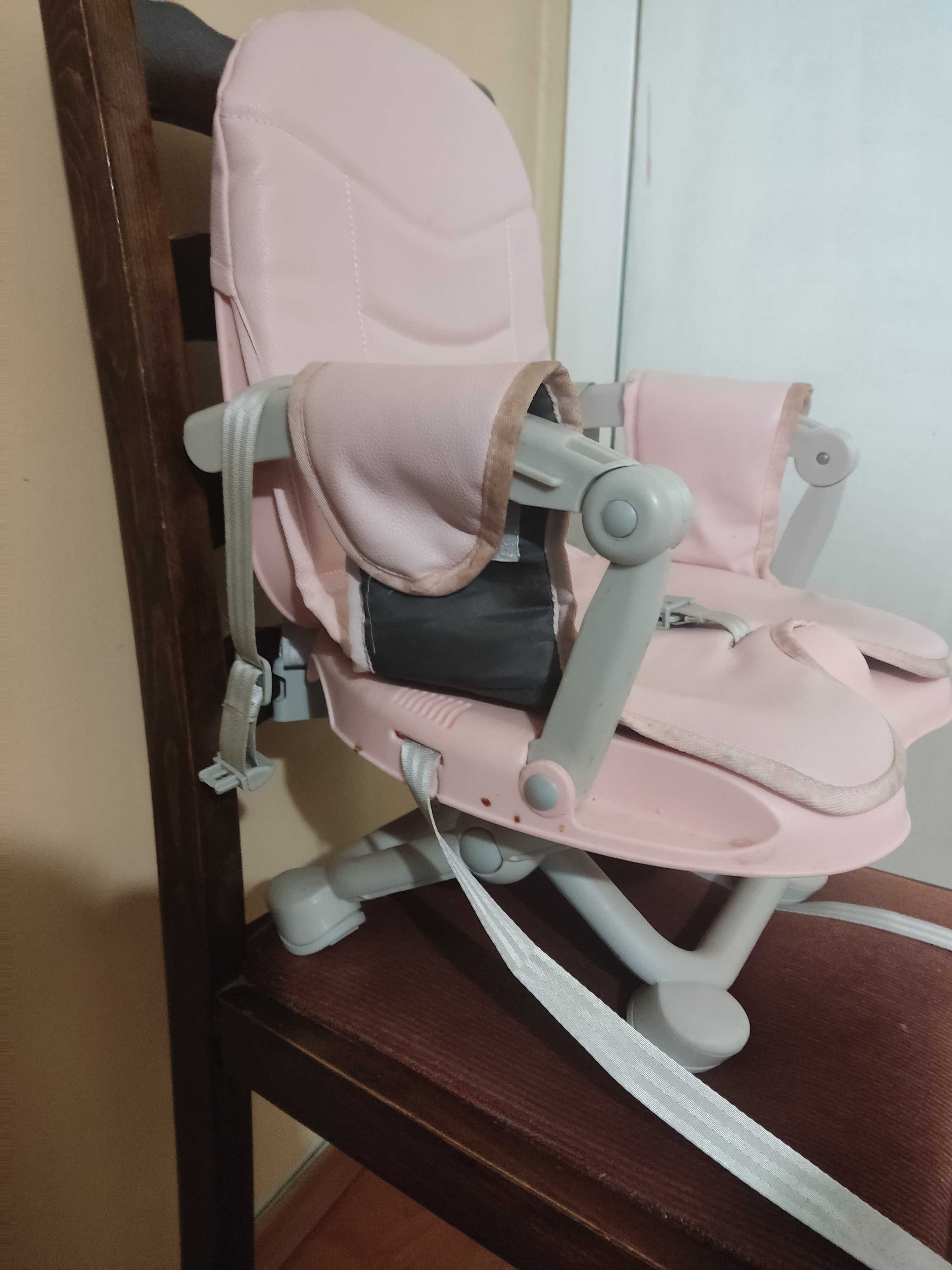 Kikaboo Pappo booster seat, столче за хранене