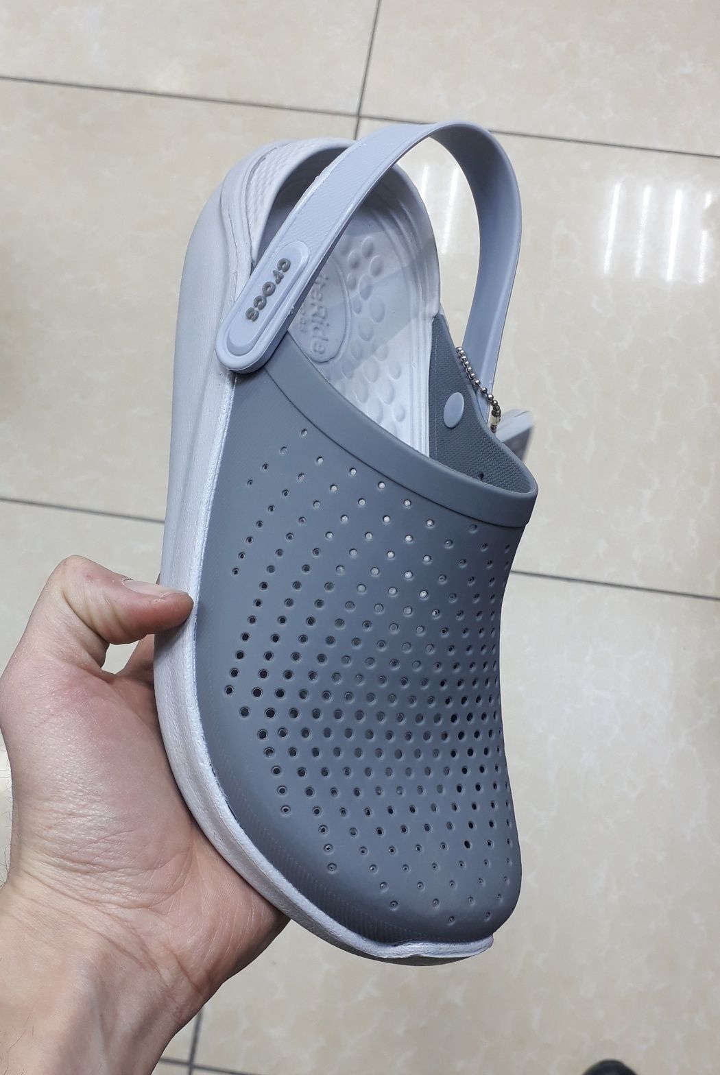 Crocs LiteRide 360 Clog Grey кроксы для мужчин серые