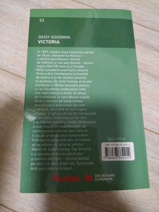 'Victoria','Povestea unei pasiuni' si 'Necunoscuta de la Wildfell Hall