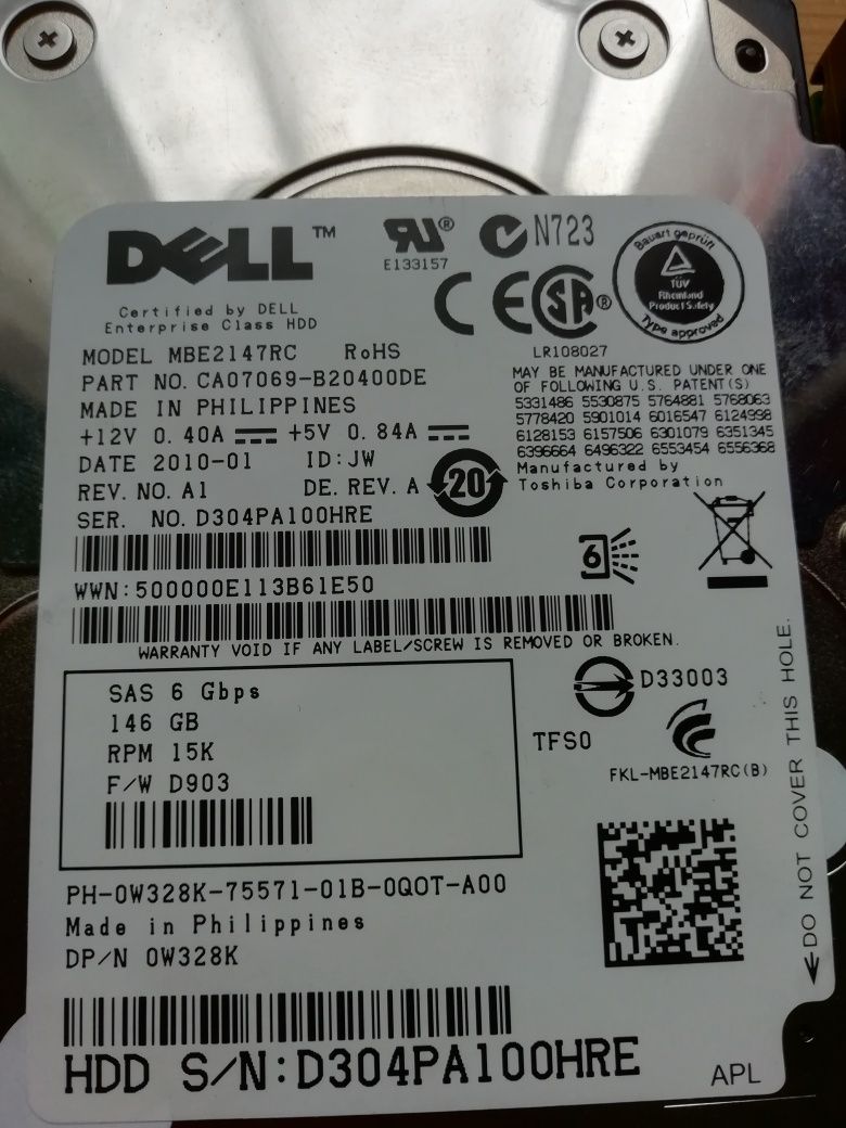 Hdd laptop Dell hdd