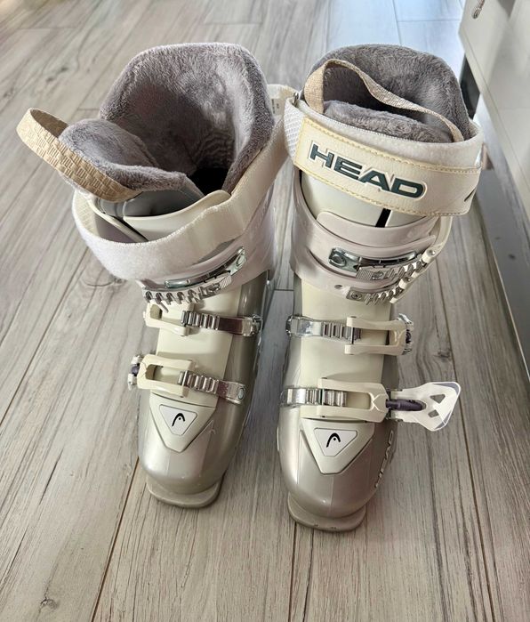 Clapari ski HEAD 41 femei, Silver White