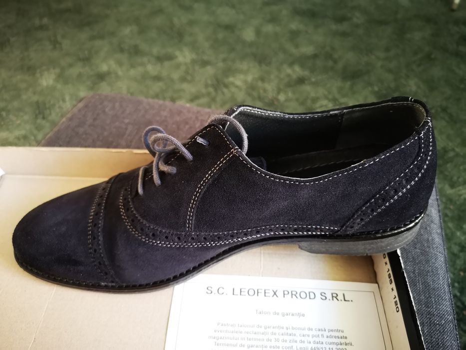 Pantofi piele întoarsă 42