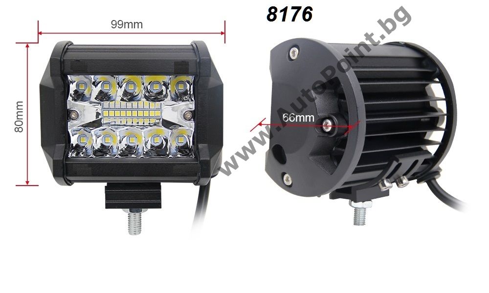 LED BAR 60W 9.5см халоген