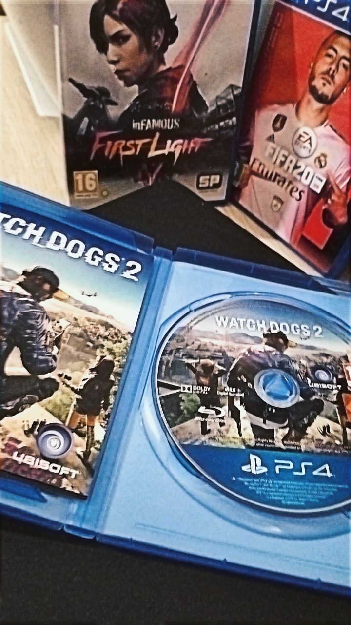 Jocuri PS4 Spiderman,Watchdogs 2, First light