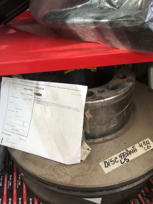 Vand disc frana camion