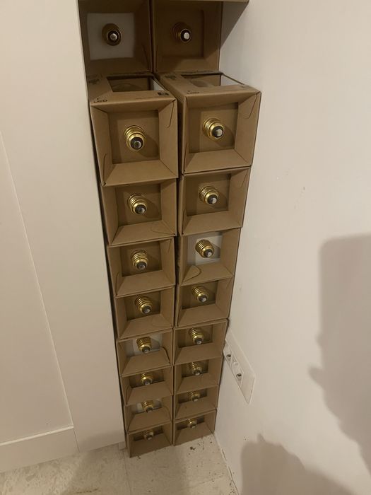 Becuri glob lumina calda ghirlanda 8 lei