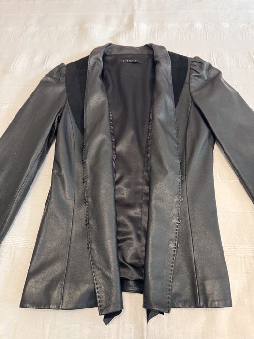Geaca piele Elie Tahari , size S