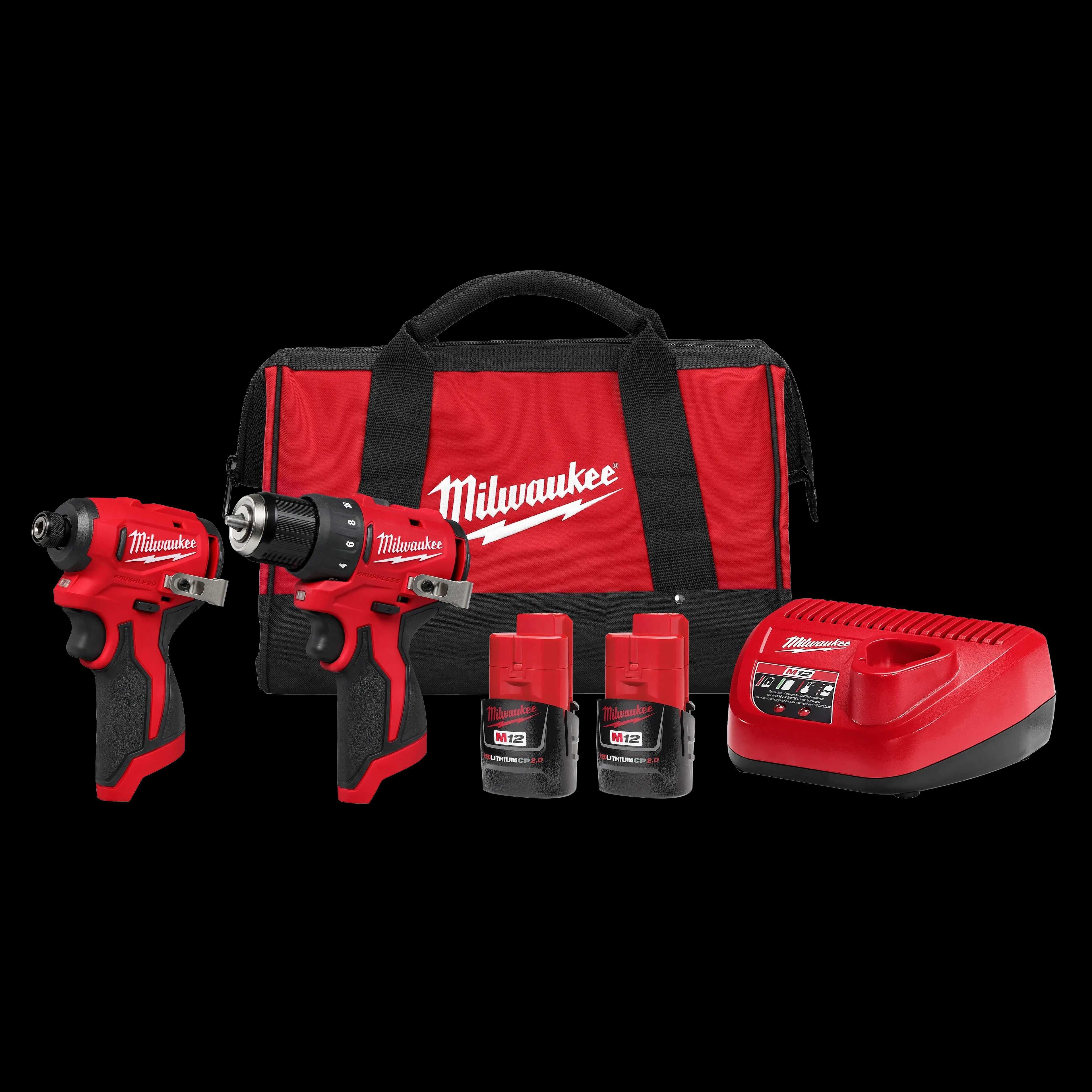 Бесщеточный импакт винтоверт и дрель шуруповерт Milwaukee 3494-22