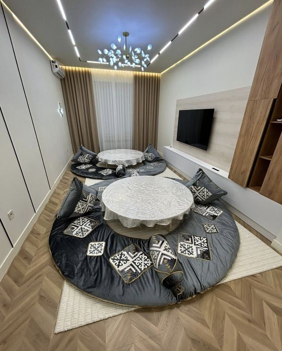 Жер стол Аренда  Круглый Жер Стол Көрпе  Дөңгелек Жер Стол Скатерт