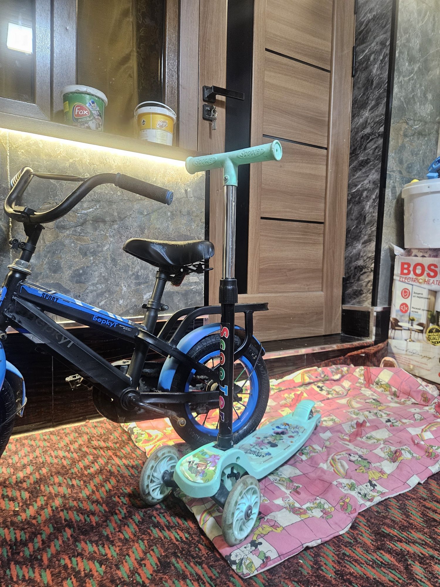 Velosiped Bercut 16vs Scooter