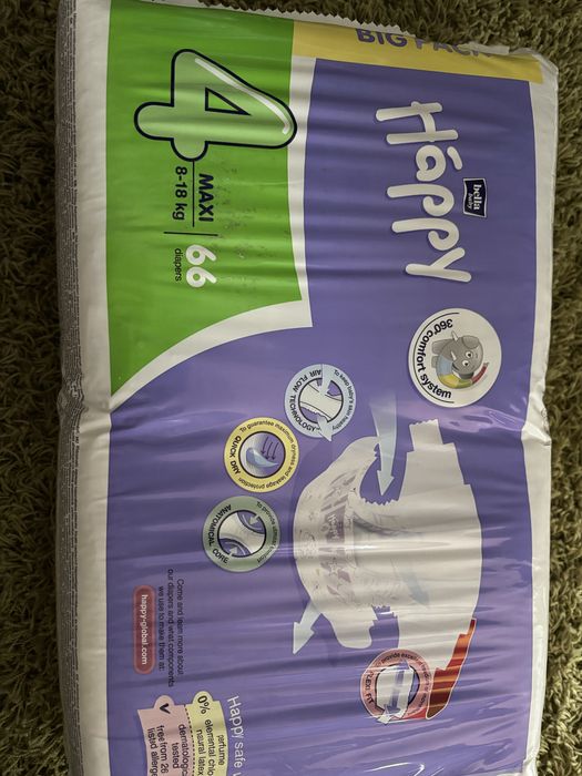 Pampers happy marime 4