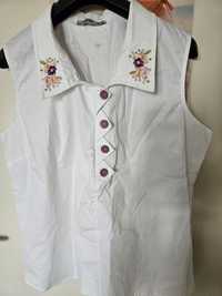 Памучна лятна блузка с бродерия