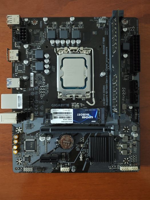 Gigabyte H610+Intel Core i3 12100F+Kingston Ddr4 16gb 3200 Ideal Kompl