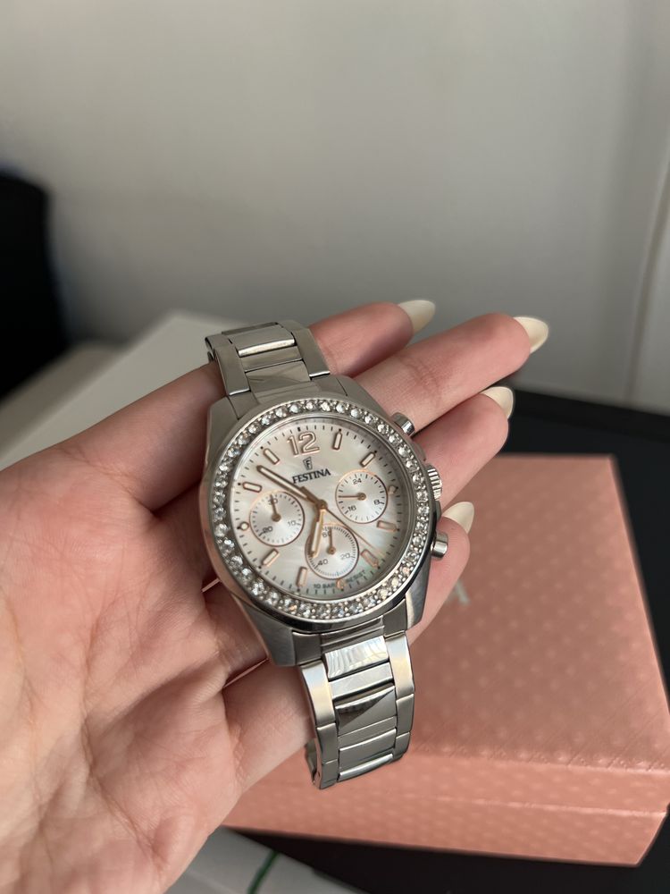 Дамски часовник Festina F20606/1 Mother of pearl