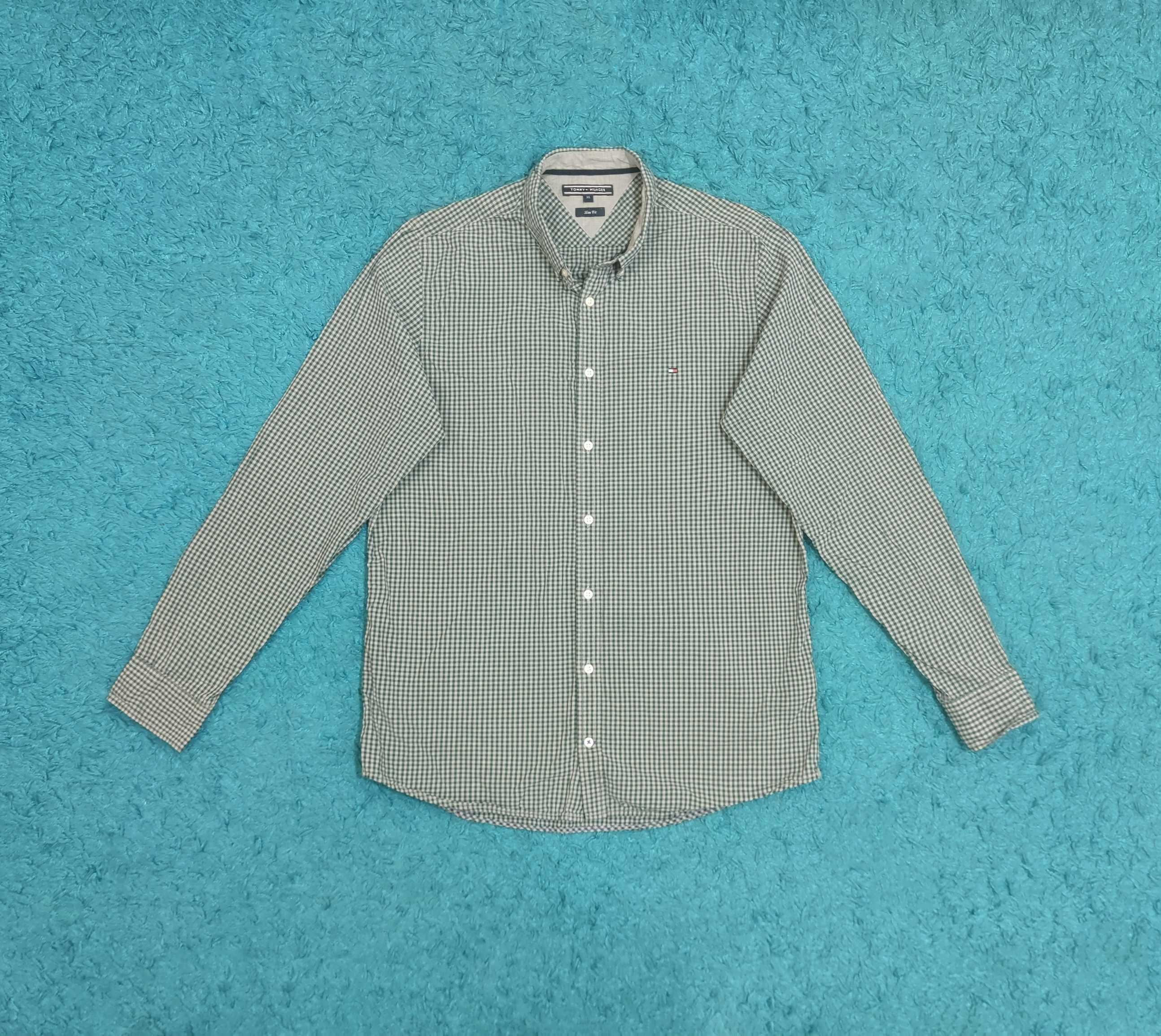 Camasa Tommy Hilfiger Oxford Gingham Green