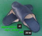 Papuci piele barbat 41