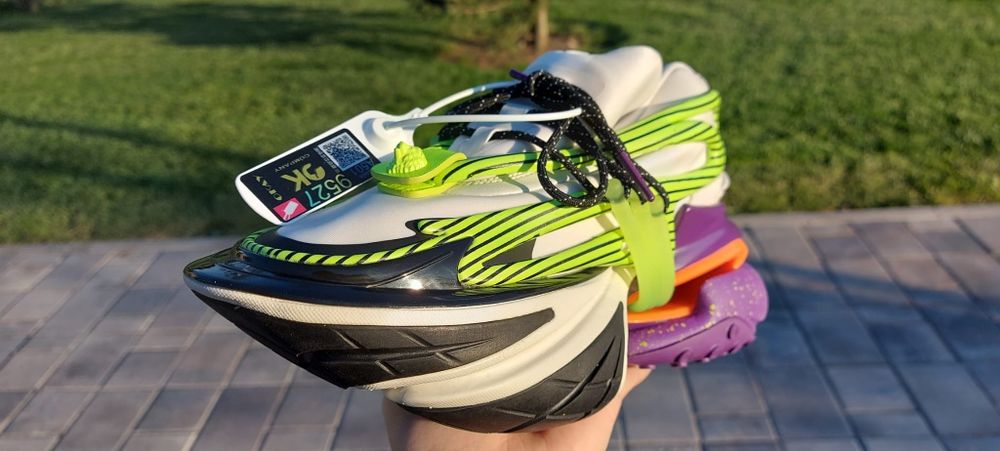 Balmain Unicorn color 4 Multi Green Stripes Sneakers