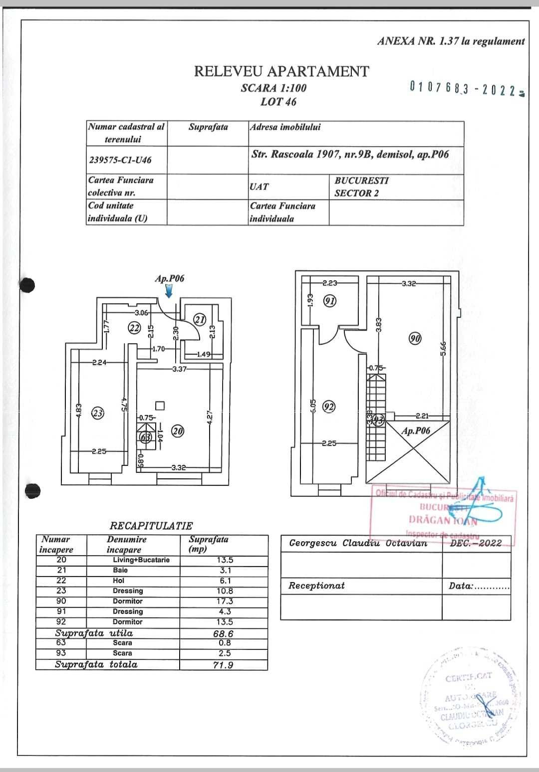 Studio tip loft, 4 camere, rate la dezvoltator