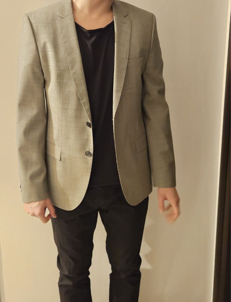 Sacou gri Hugo marime 46 / M