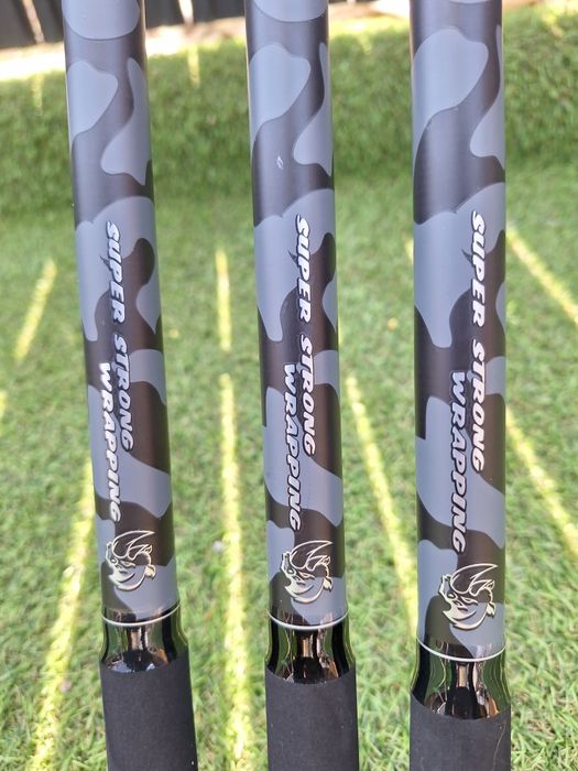 Set 3 lansete Diamant Alb Tactics 3.9m, 5 LBS , 3 segmente