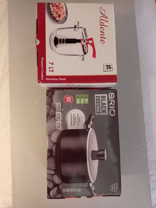 Тенджера Brio и тенджера под налягане