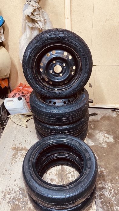 Шина с диской 165/70/13 4 шт 2 шт летний бонус дамас матиз не делиться