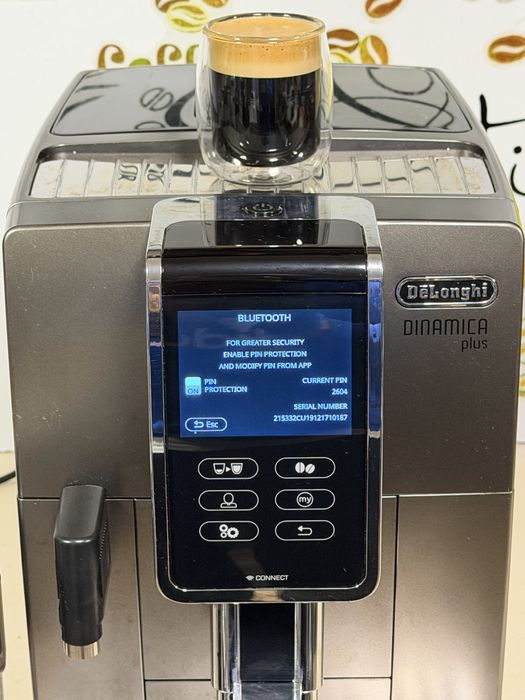 Кафемашина кафе автомат Delonghi DİNAMİCA Plus Bluetooth с гаранция