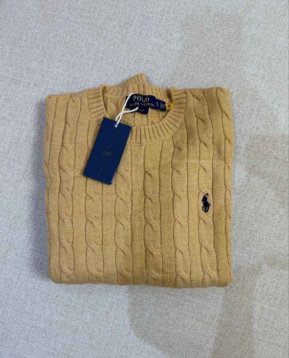 Pulover Polo Ralph Lauren - marimea S - galben mustar