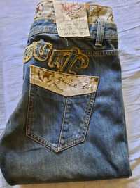Blugi Desigual Noi, model The Hapy Jeans, regular fit, 32/34, Italia