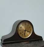 Ceas de semineu vintage din lemn